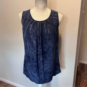 Sami & Jo - Elegant Navy Sleeveless Top - Size Medium